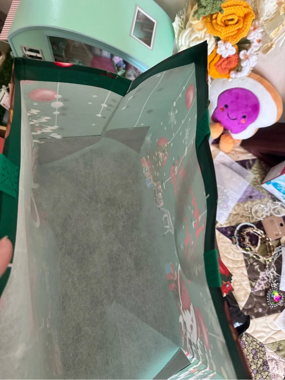 Christmas Kids Gift Bags Set - Colorful Holiday Designs